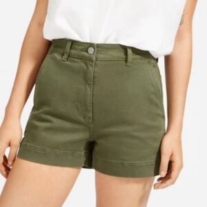 Everlane cotton twill shorts, size 4
